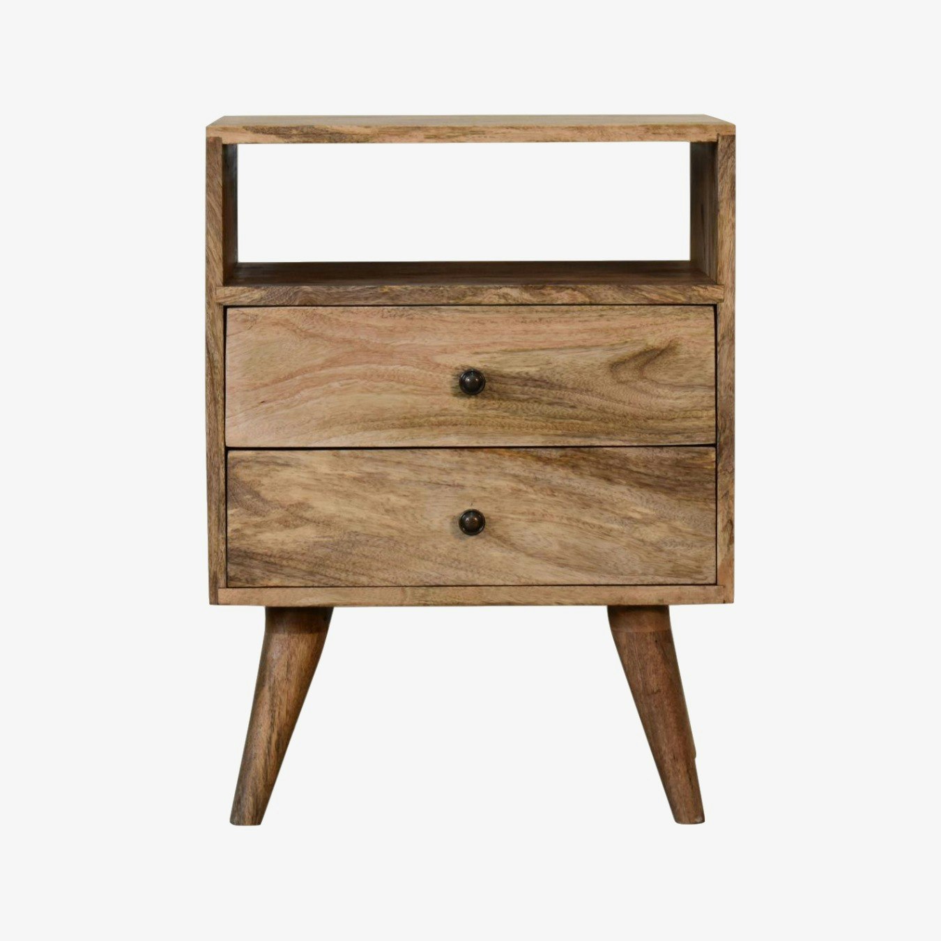 Classic Oak-ish Bedside Table by Artisan Furniture