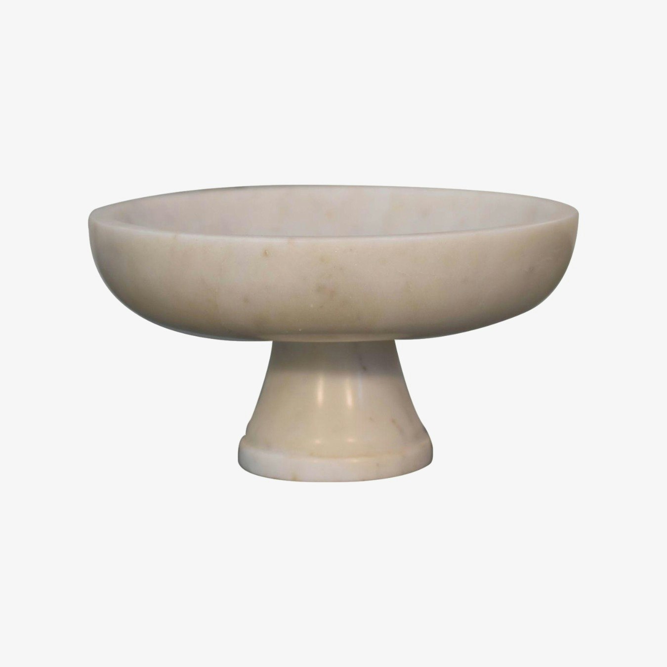 Marble Fruit Bowl - White by Artisan Furniture