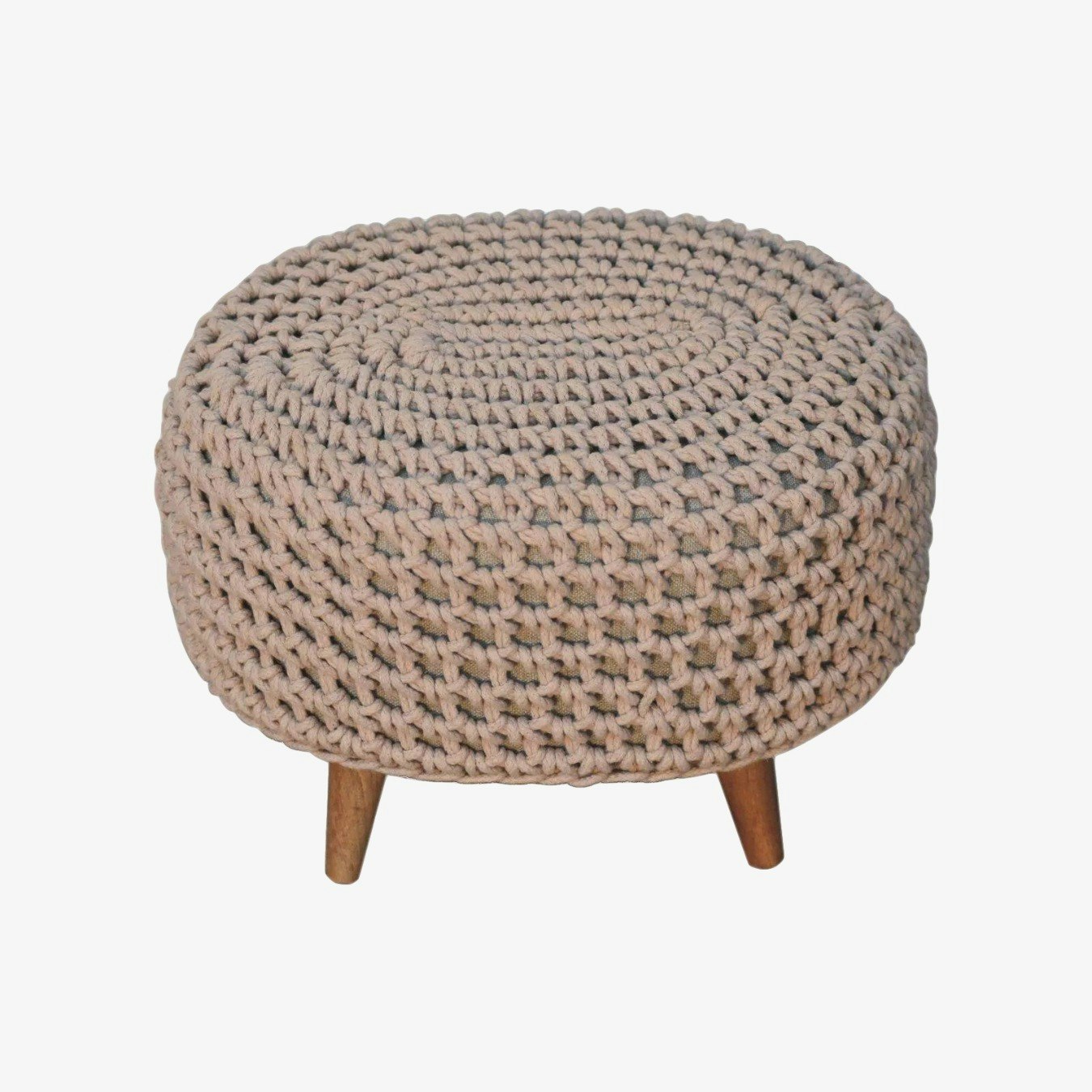 Keeva Oblong Footstool - Beige by Artisan Furniture