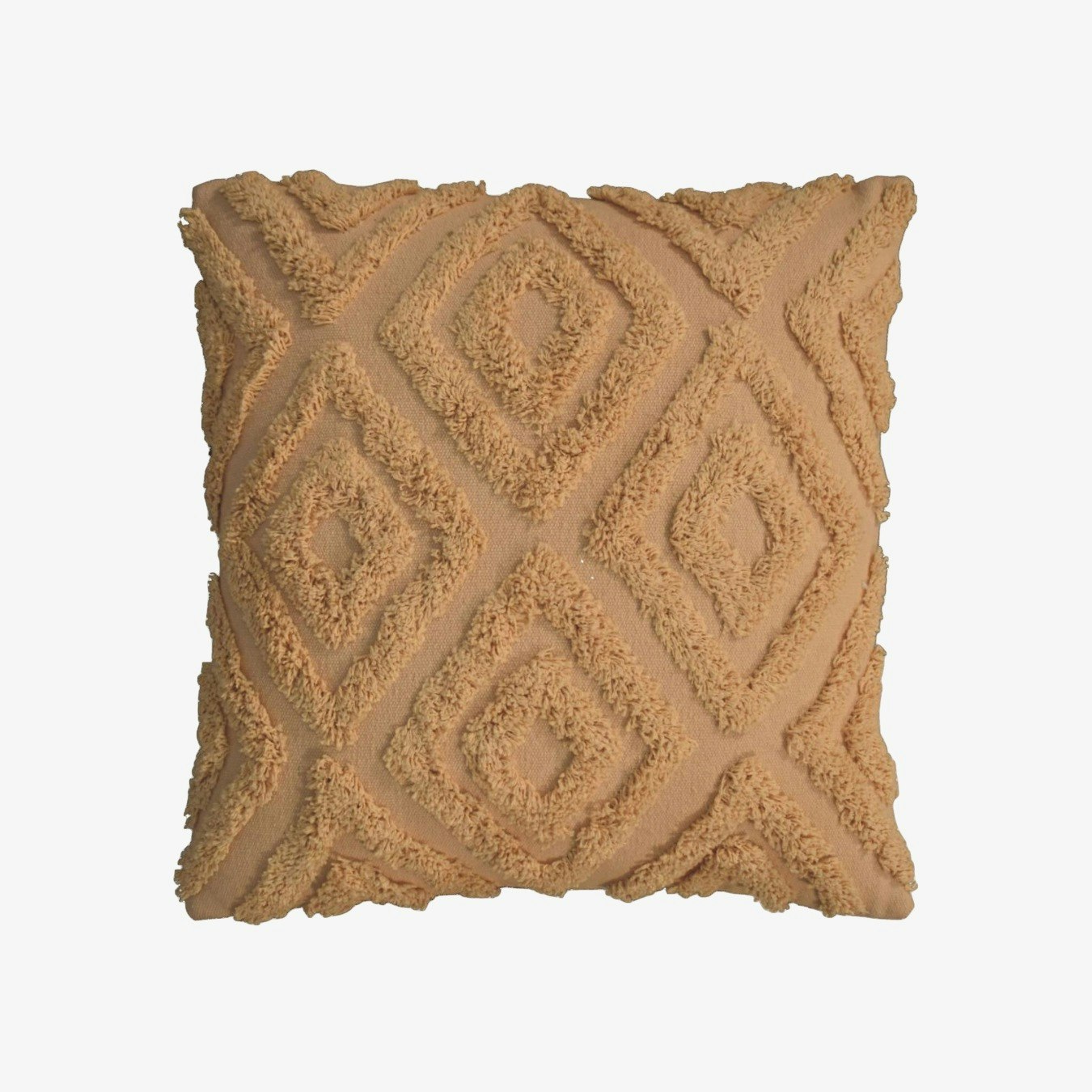 Mini Diamond Tassle Cushion - Mustard - Set of 2 by Artisan Furniture