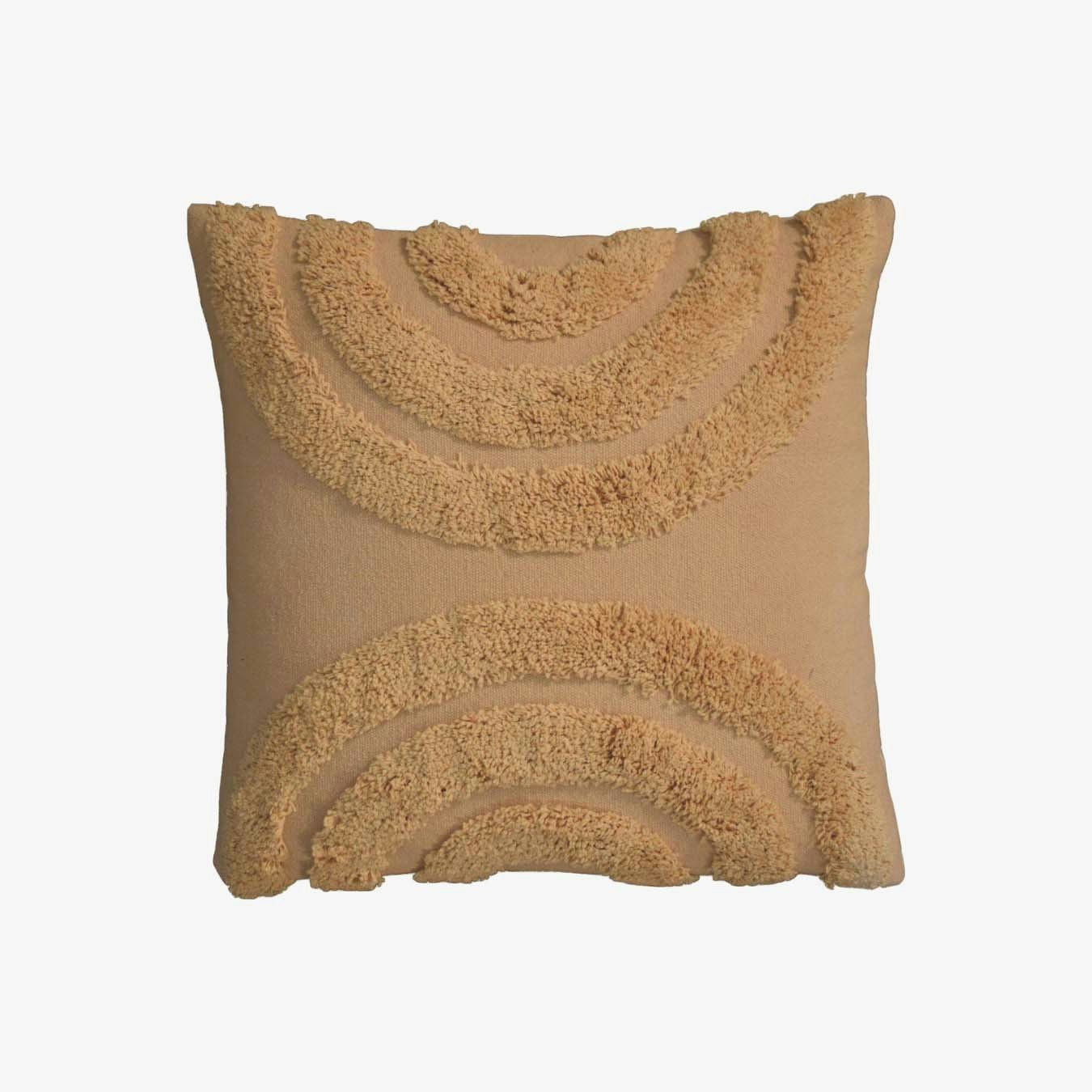 Arched Cotton Cushion - Mustard - Set of 2 by Artisan Furniture
