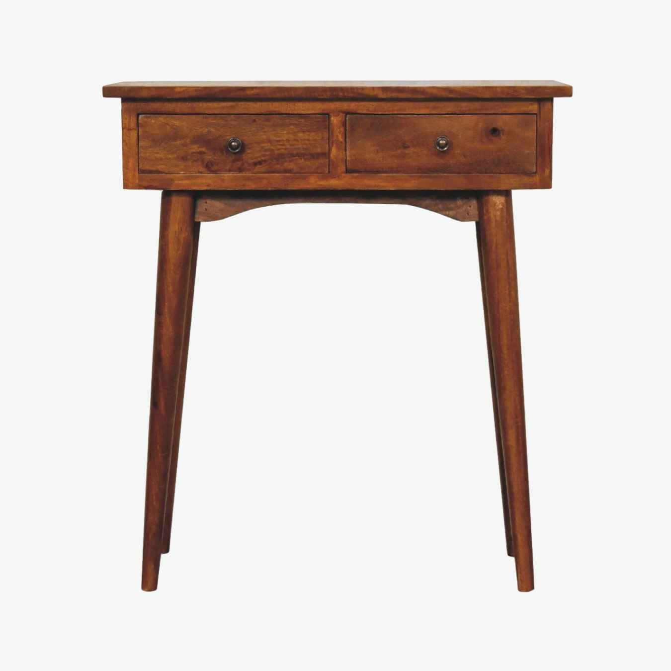 Mini Hallway Console Table - Chestnut by Artisan Furniture