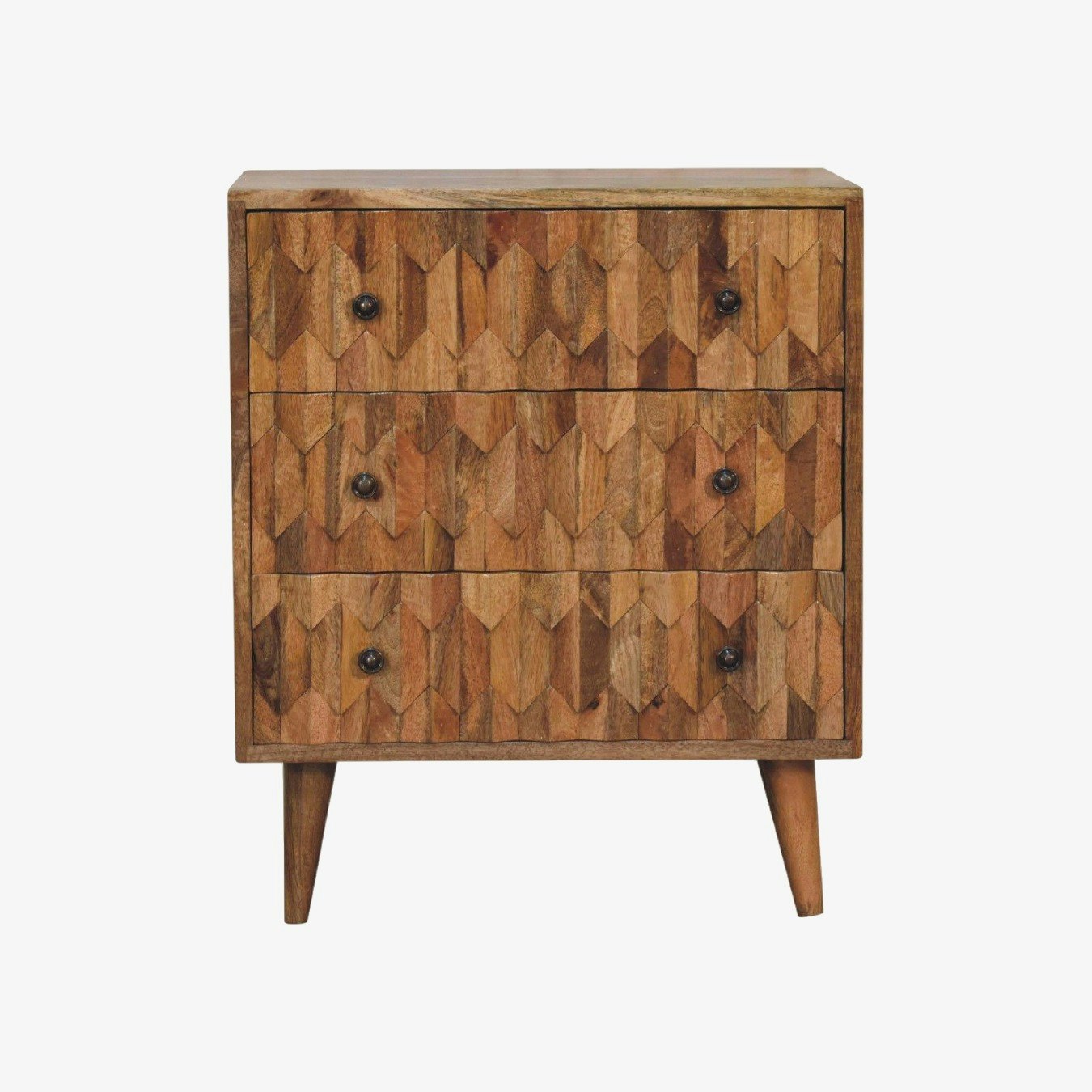 Mini Pineapple Carved Chest by Artisan Furniture