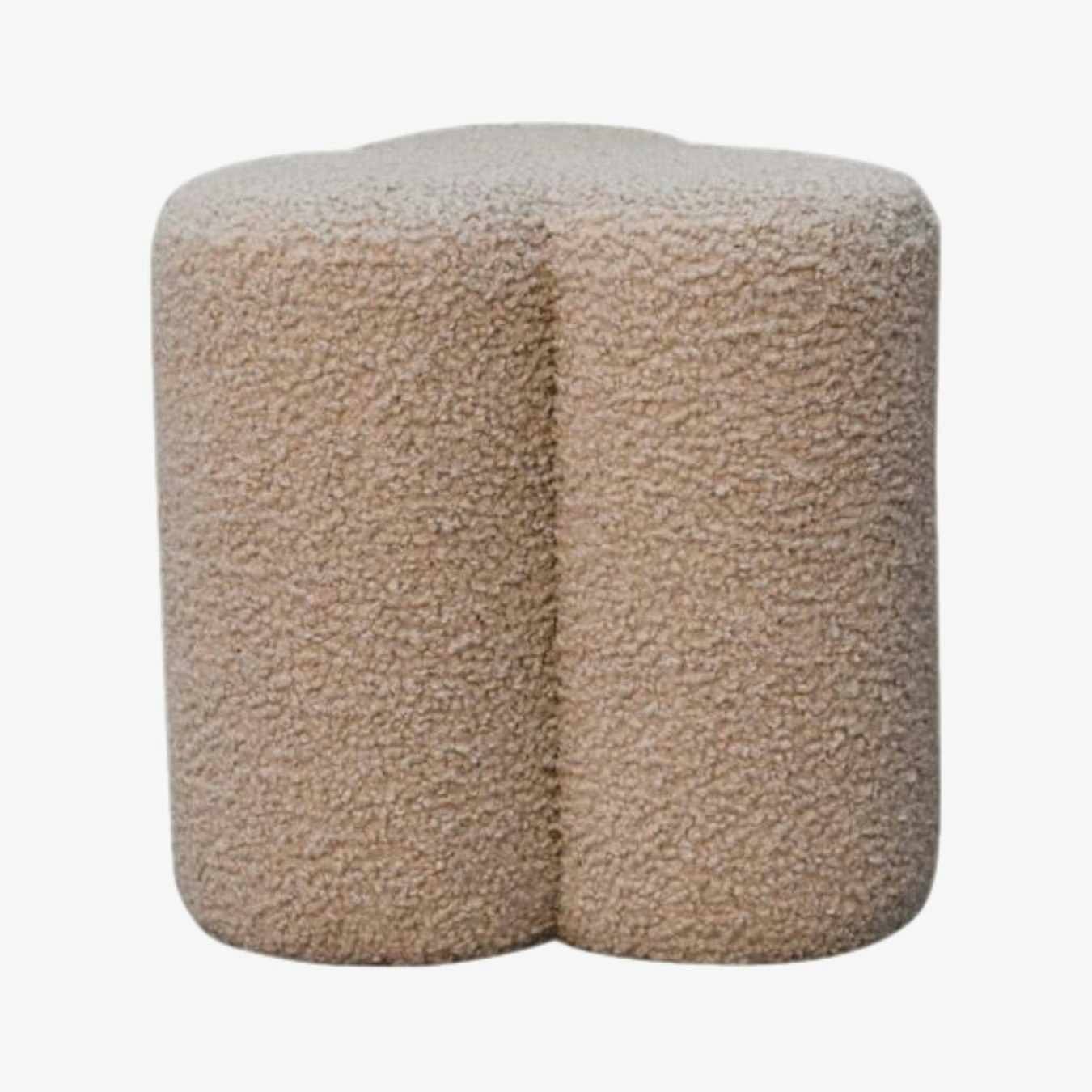 Mud Boucle Clover Footstool by Artisan Furniture