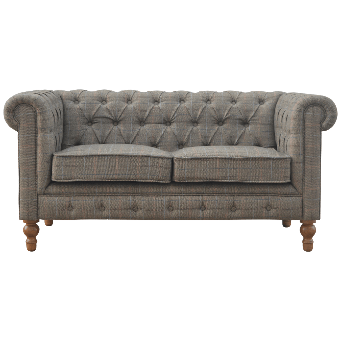 Multi Tweed 2 Seat Chesterfield by Artisan Furniture