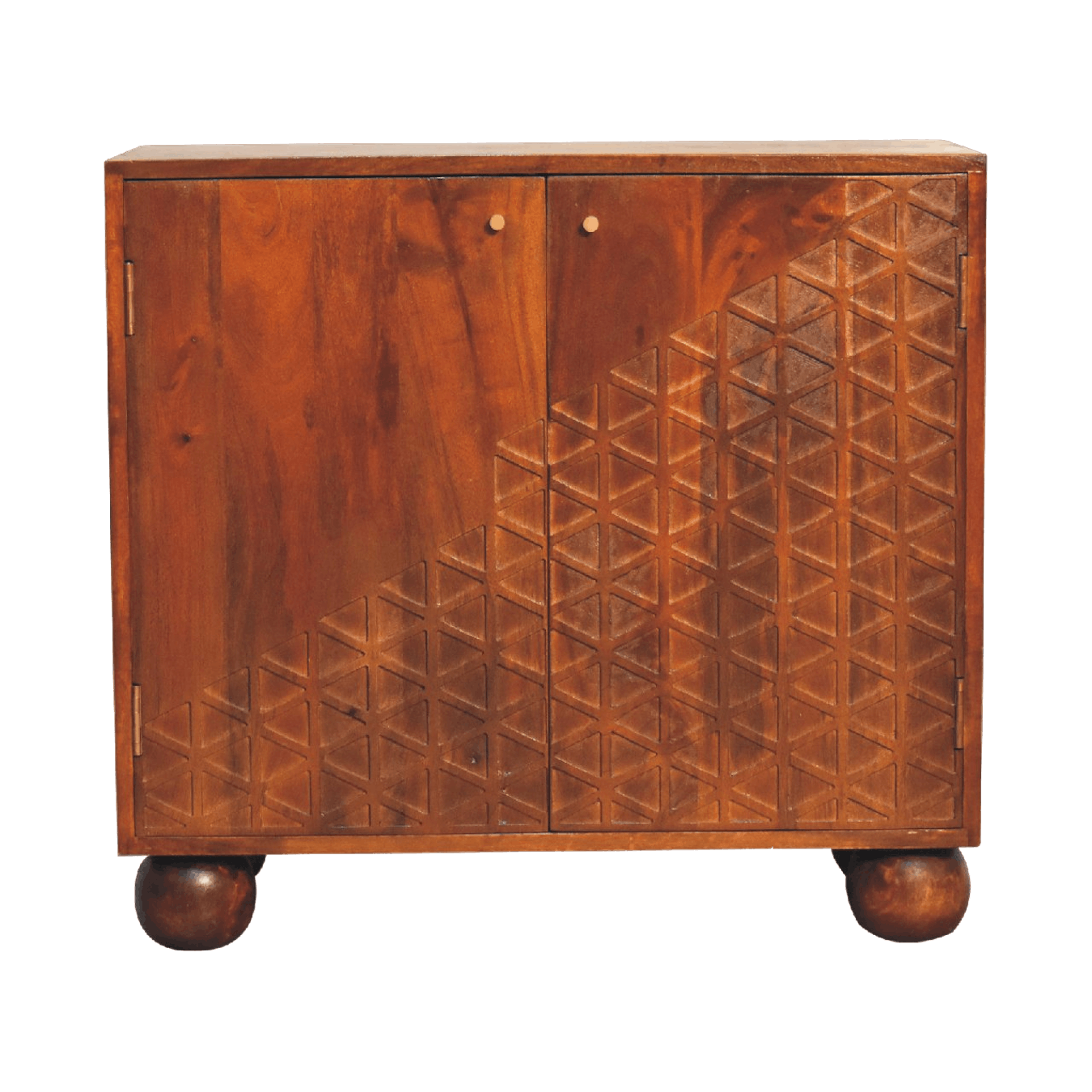 Chestnut Dice Cabinet by Artisan Furniture