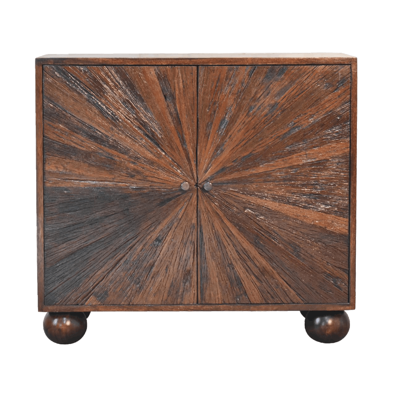 Sunrise Ball Walnut Cabinet by Artisan Furniture