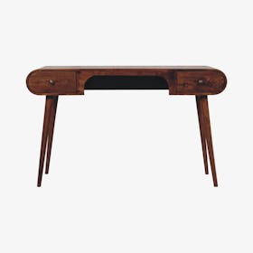 London Arch Writing Desk - Chestnut