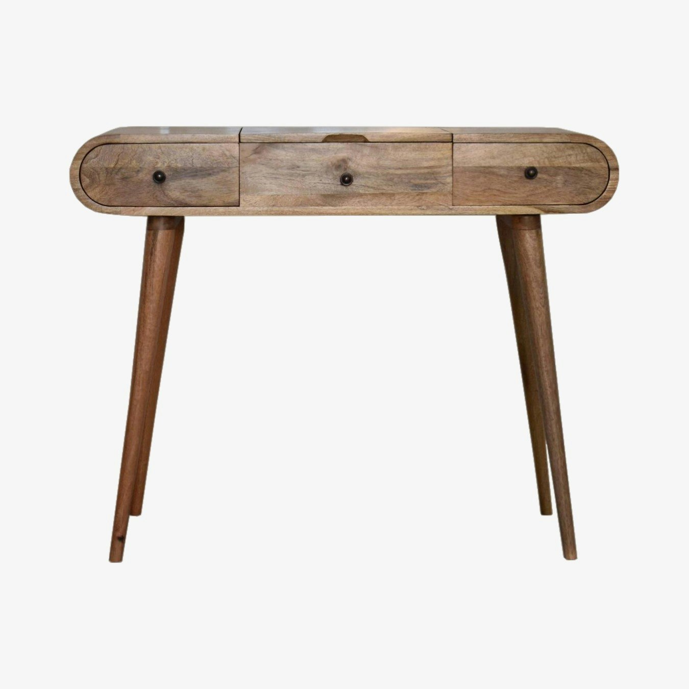 Dressing Table With Foldable Mirror by Artisan Furniture