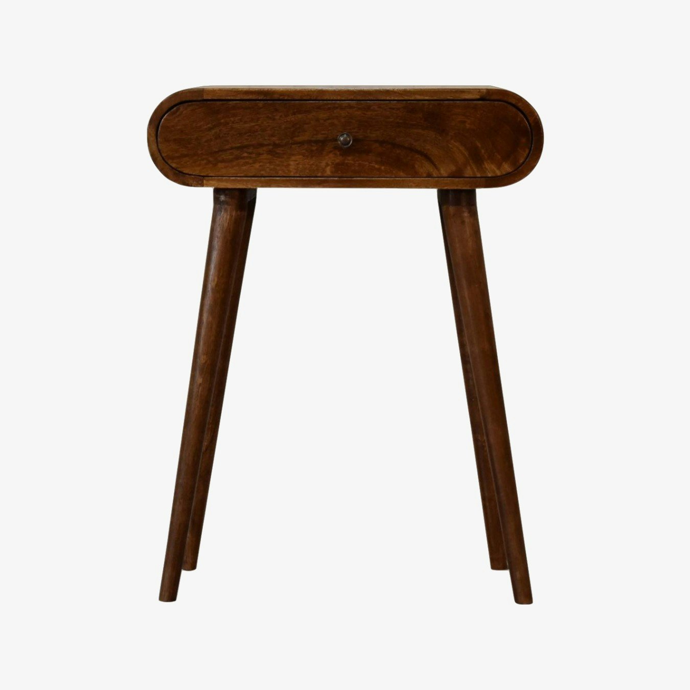 Mini Rounded Mini Table - Chestnut by Artisan Furniture