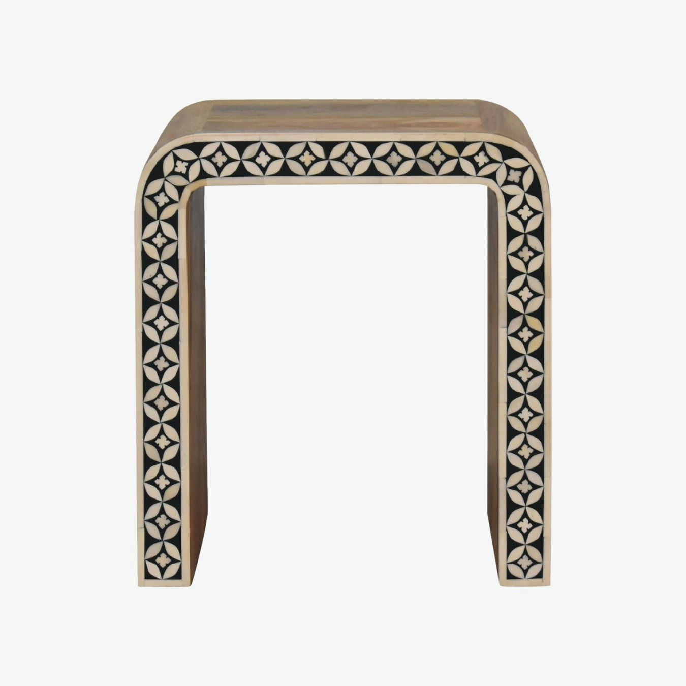 Edessa Bone Inlay End Table by Artisan Furniture