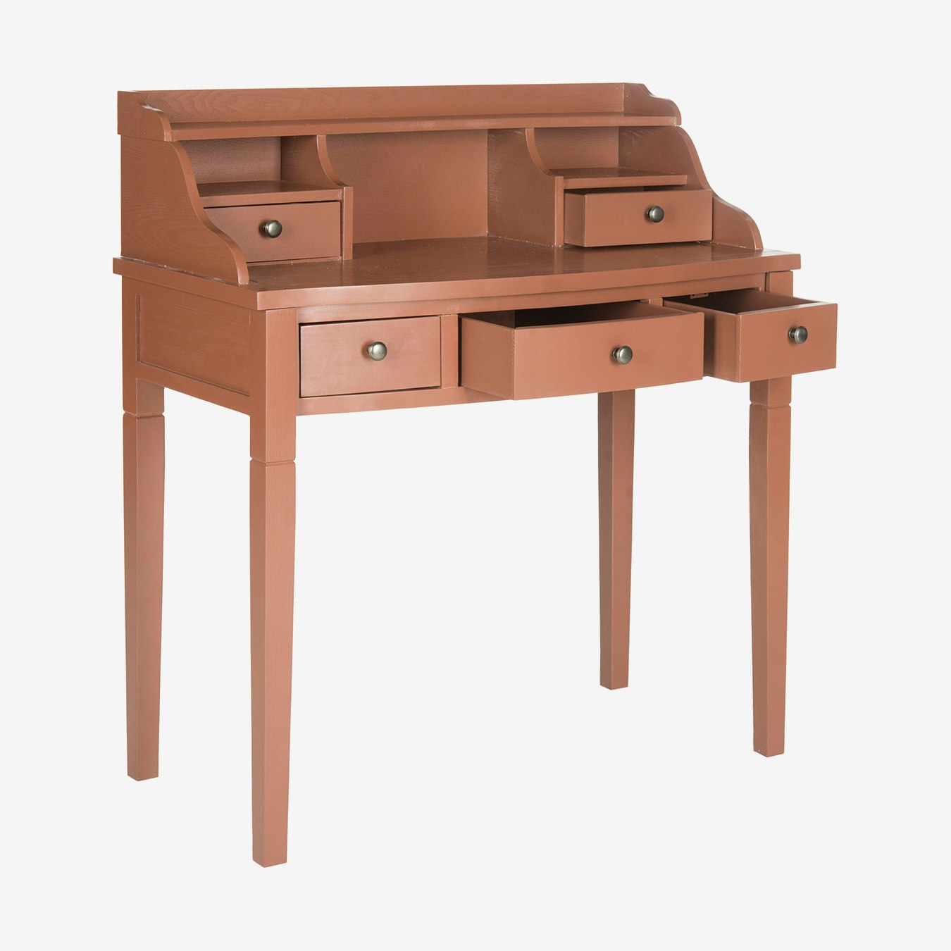 Wooden Writing Desk Rust By Safavieh Fy