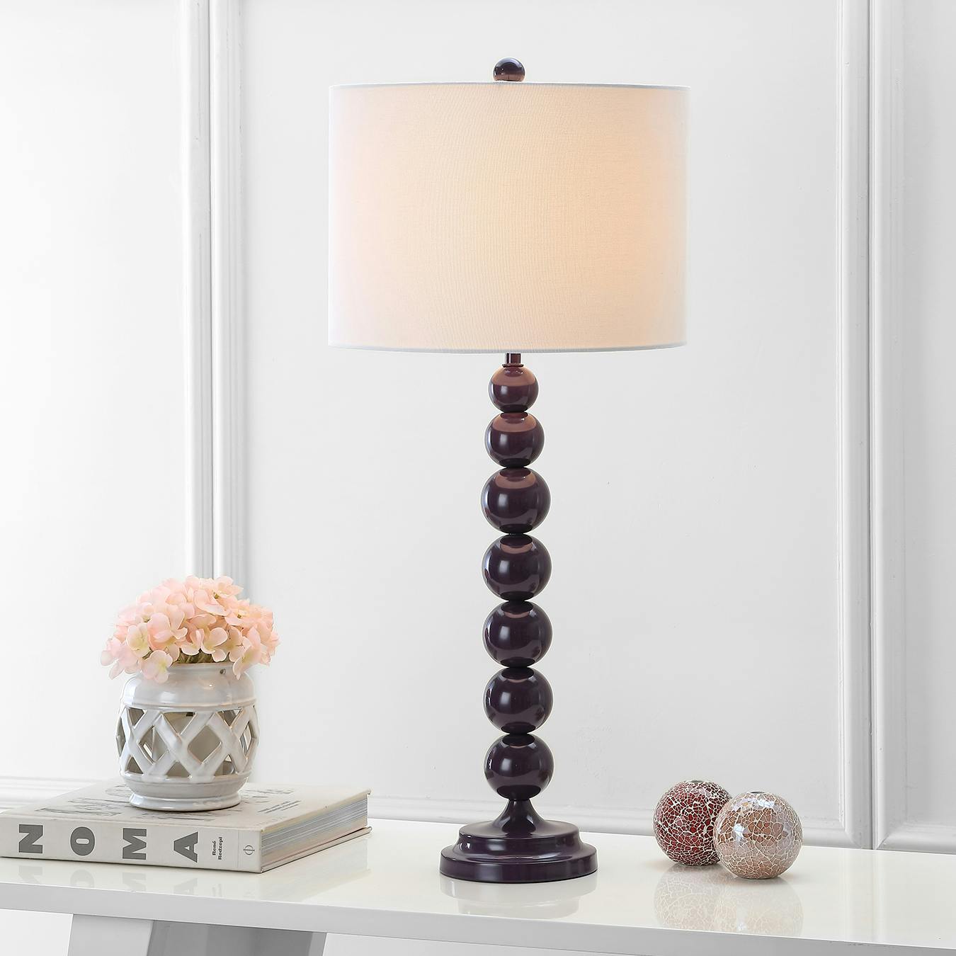 stacked ball table lamp