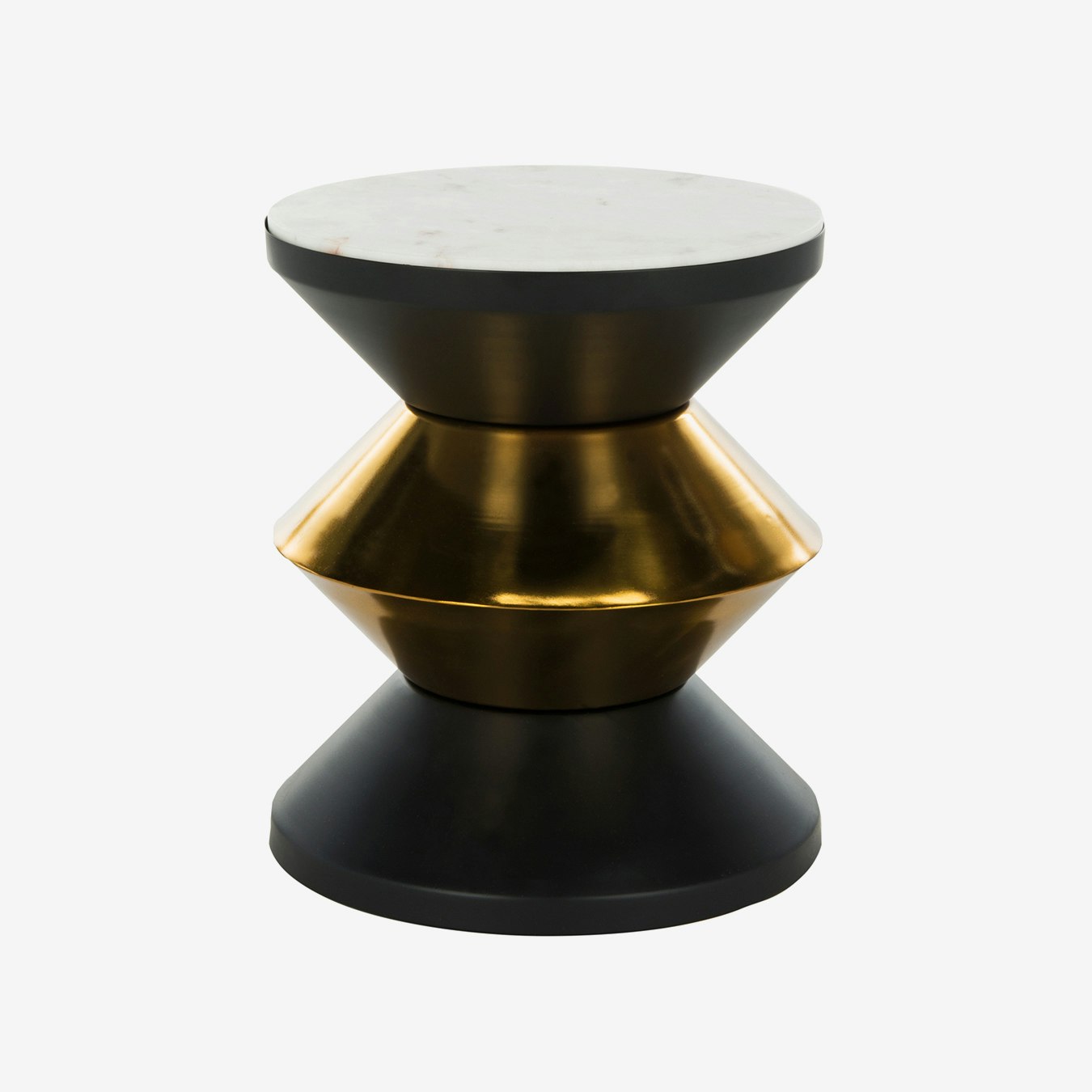 Luxe Stone Top Side Table In Black By Safavieh Fy Luxe Stone Top Side Table In Black By