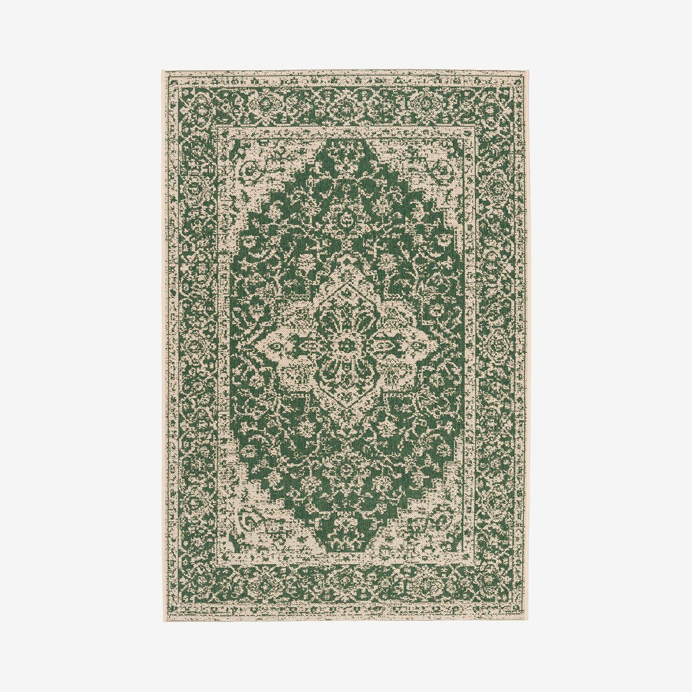 Beach House Area Rug Green Creme By Safavieh Fy Beach House Area Rug Green Creme By