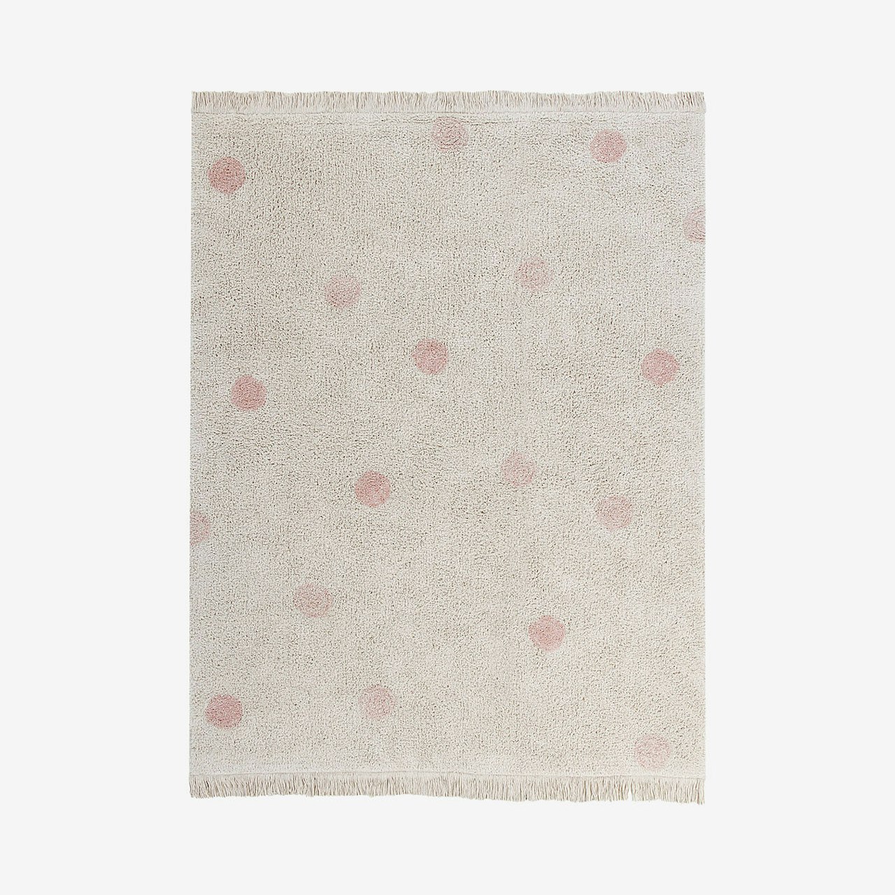 Hippy Dots Rug - Vintage Nude / Pink by Lorena Canals US - Fy