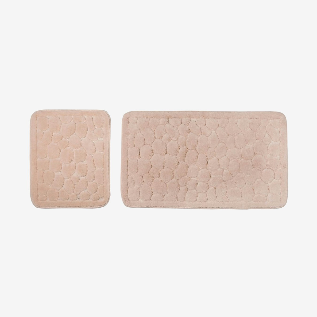 Stone Cotton Mat Set In Protective Cover Dusty Pink By Cotton