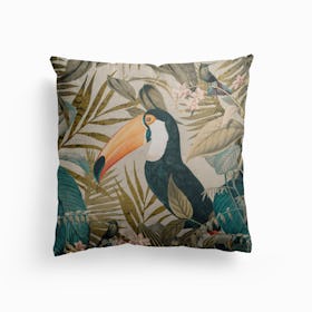 Jungle Toucan Cushion