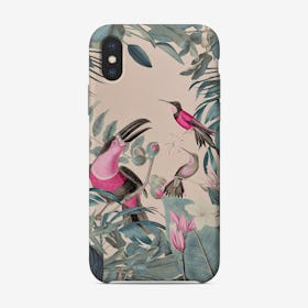 Pink Tropical Toucans Phone Case