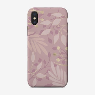 Pastel Pink Floral Glamour Phone Case