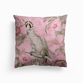 Cockatoo Paradise Pink Cushion