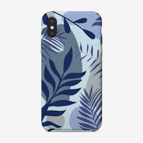 Blue Foliage Phone Case