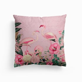 Flamingo Paradise Cushion