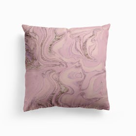 Pink Marble Glamour Cushion