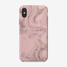 Pink Marble Glamour Phone Case