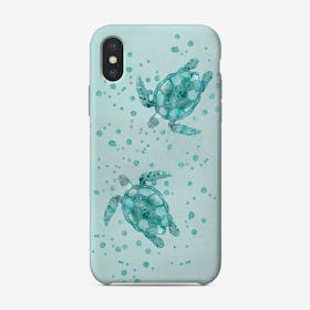 Glamour Turtles Phone Case