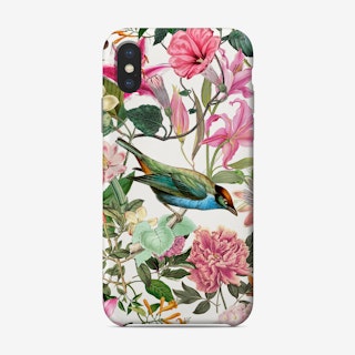 Hummingbird Flower Garden Phone Case