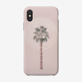 Pastel Pink Palm Tree Phone Case