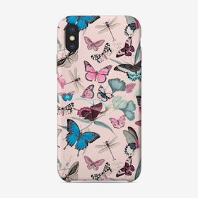 Nostalgic Butterflies Pink Phone Case