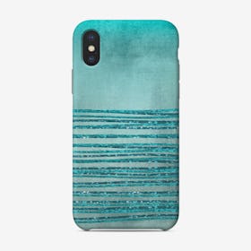 Blue Glamour Lines Phone Case