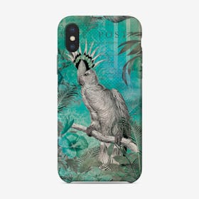 Cockatoo Paradise Turquoise Phone Case