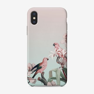 Pastel Parrots Paradise Phone Case
