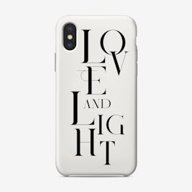 Love And Light White Phone Case