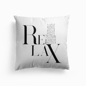 Relax White Cushion
