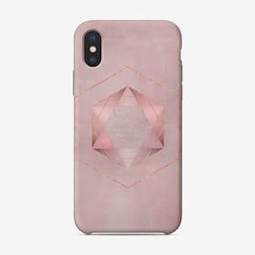 Hexagon Pastel Pink Phone Case