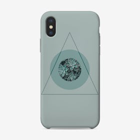 Nature Meets Geometry Phone Case