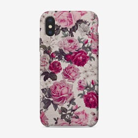 Pink Vintage Roses Phone Case
