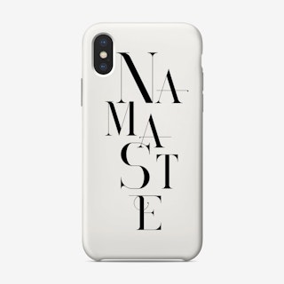 Namaste White Phone Case