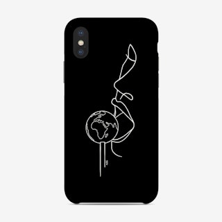 White on Black Phone Case – La Fe Mobile