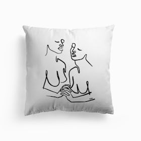 Two Girls Cushion