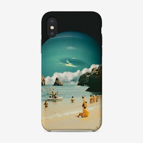 Space Beach Phone Case