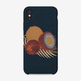 Coconuts And Coconut Tree Branch Phone Case