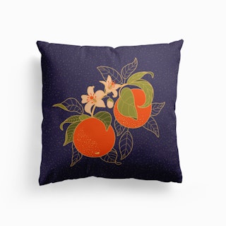 Orange Branch Cushion