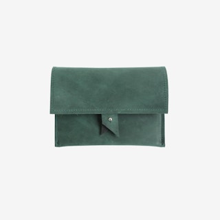 Two - Colour Wallet - Green