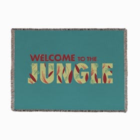 Welcome To The Jungle Woven Throw