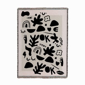Cool Shapes Woven Throw